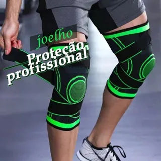 Joelheira ou Tornozeleira Compressão Esportiva Treino Alivio de Dor Estabilizadora