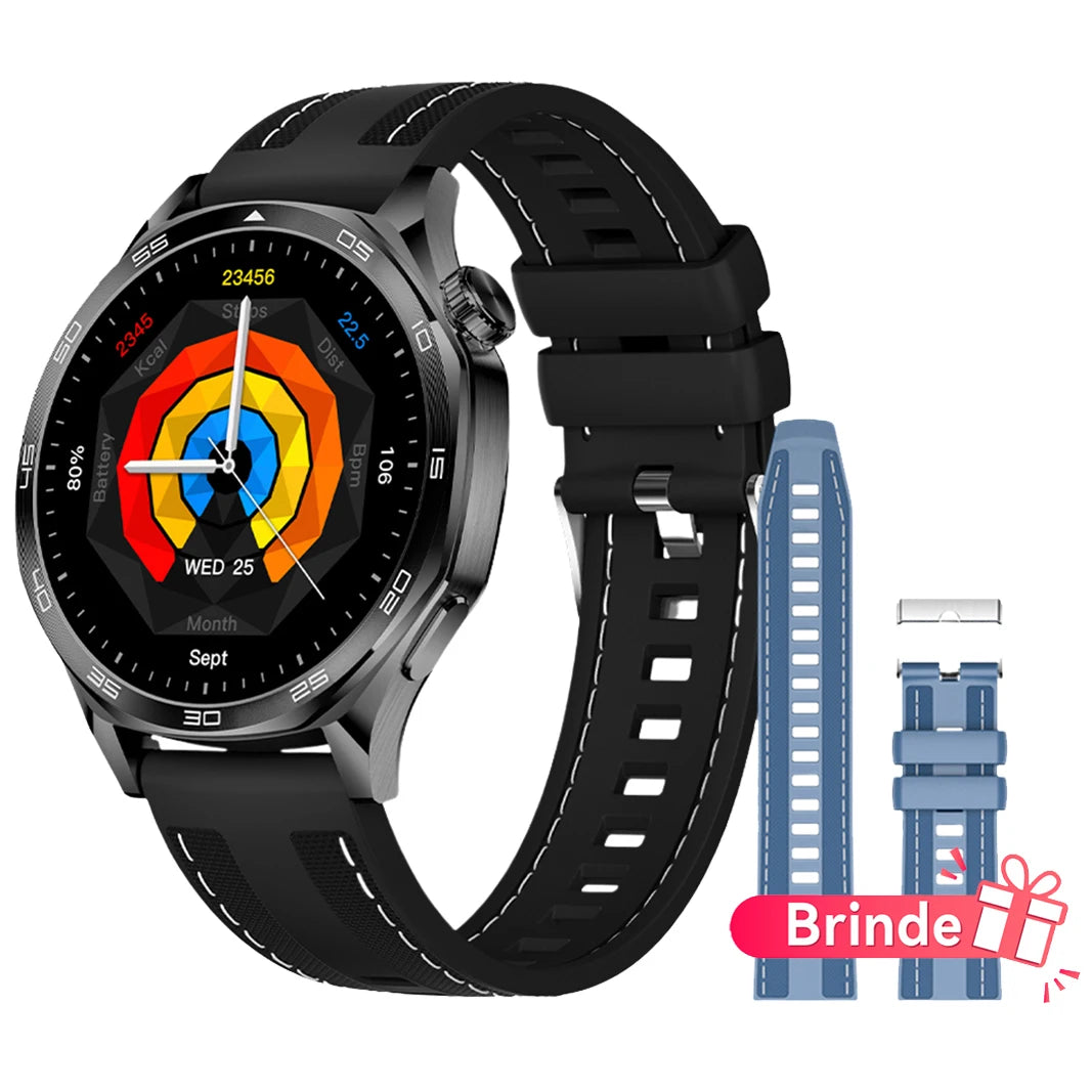 Smartwatch AURAFIT AM29 AMOLED – Monitor Cardíaco, SpO2, 100+ Modos Esportivos, IP68 à Prova D’Água, Carregamento Sem Fio