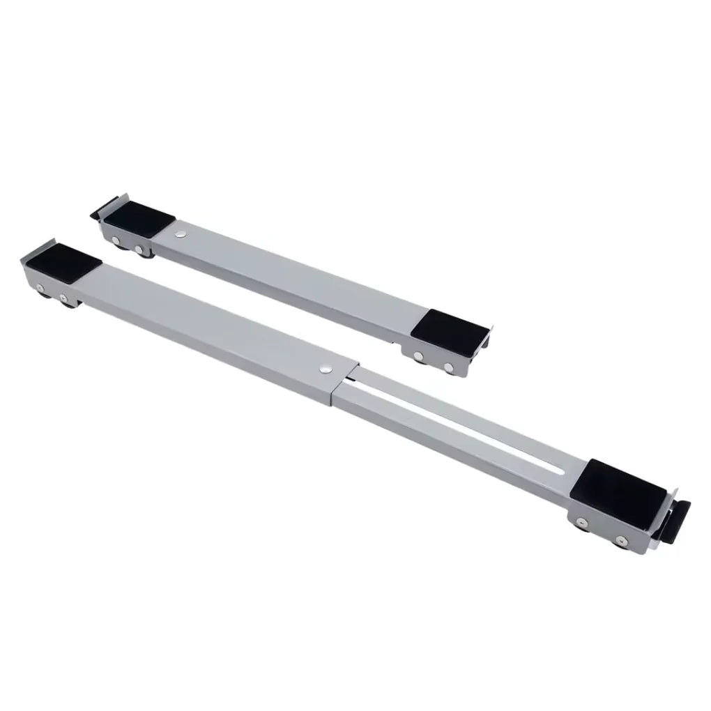 Base Móvel para Móveis Pesados com Rodinhas – Suporte Ajustável para Geladeira, Fogão e Armários