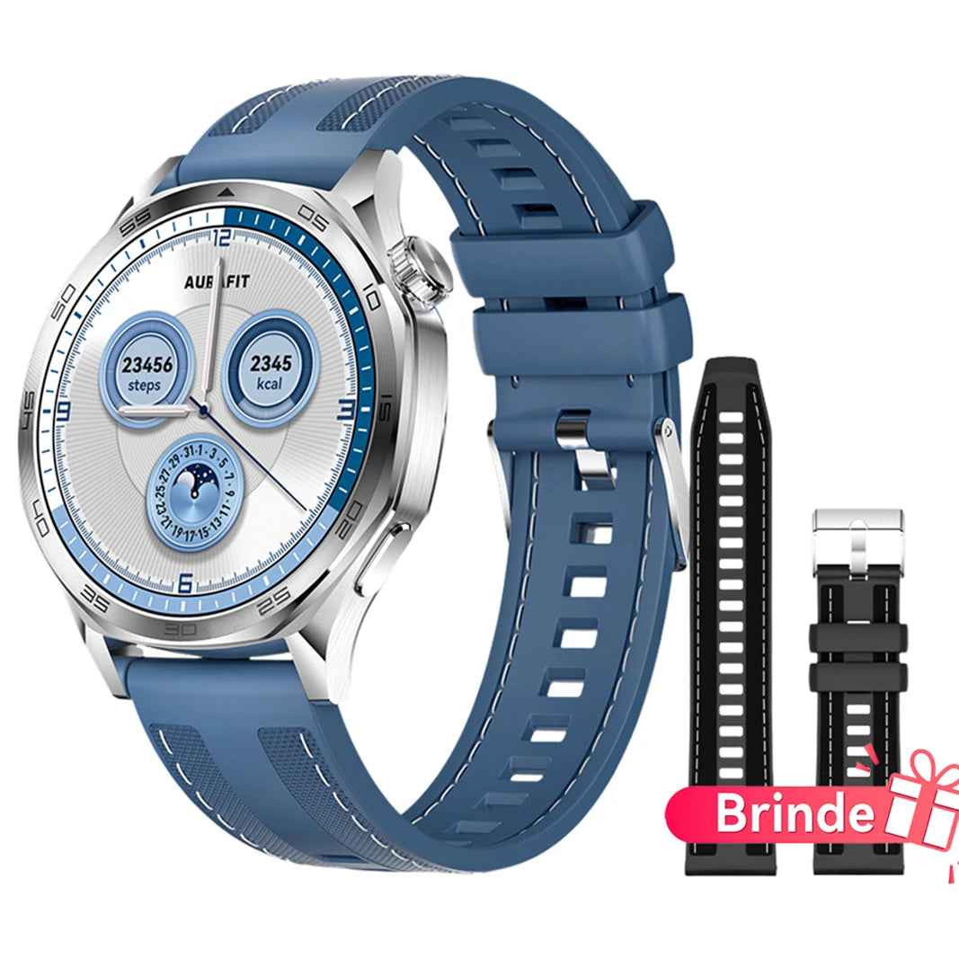 Smartwatch AURAFIT AM29 AMOLED – Monitor Cardíaco, SpO2, 100+ Modos Esportivos, IP68 à Prova D’Água, Carregamento Sem Fio