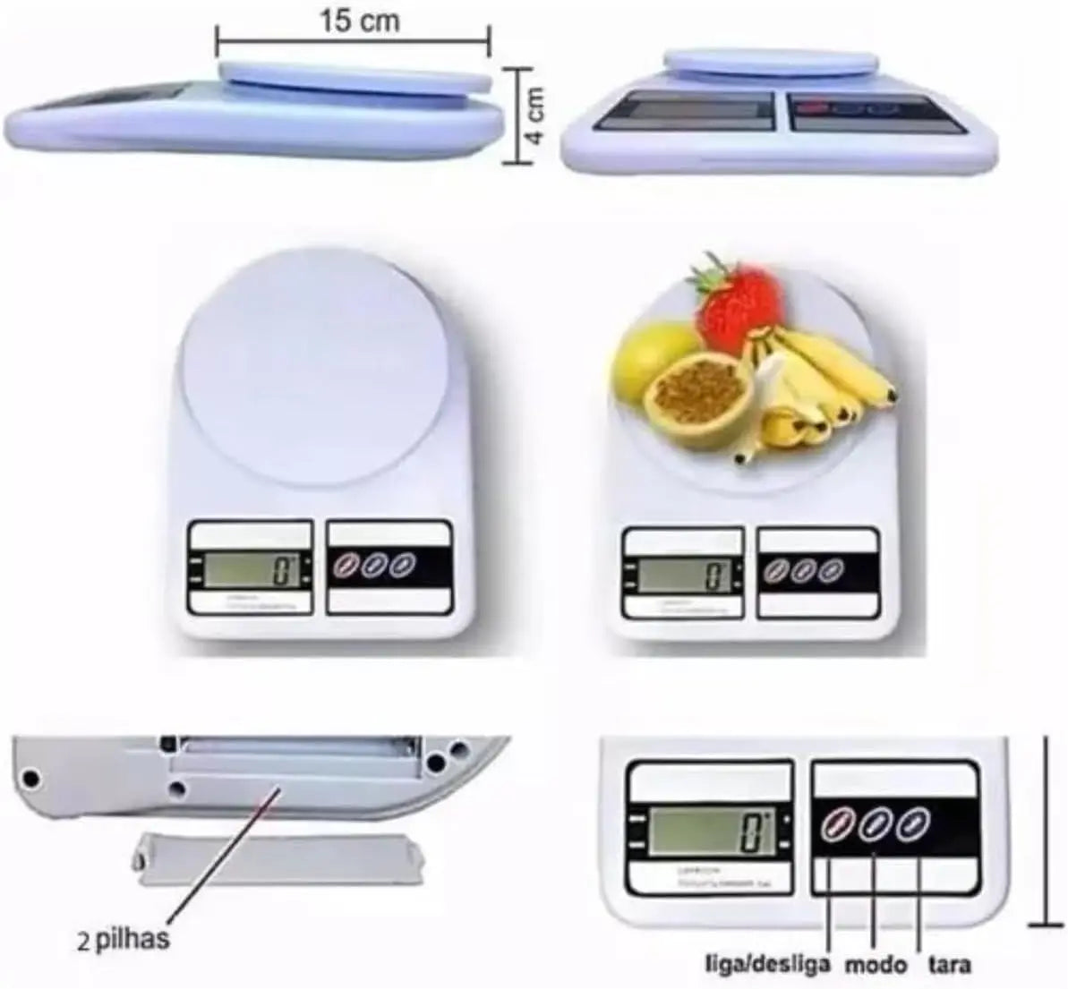 👉 Balança Digital de Cozinha Alta Precisão até 10kg – Ideal para Receitas Perfeitas