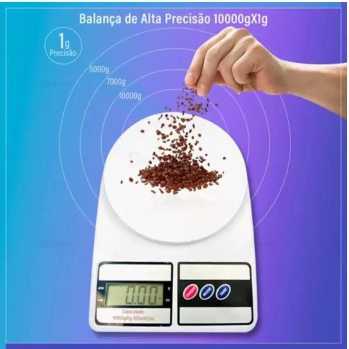 👉 Balança Digital de Cozinha Alta Precisão até 10kg – Ideal para Receitas Perfeitas