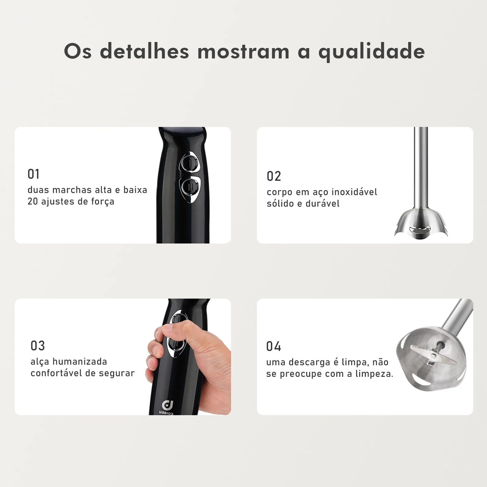 Liquidificador Portátil Elétrico 127V Mini Processador de Alimentos Mixer Compacto e Potente