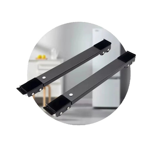 Base Móvel para Móveis Pesados com Rodinhas – Suporte Ajustável para Geladeira, Fogão e Armários