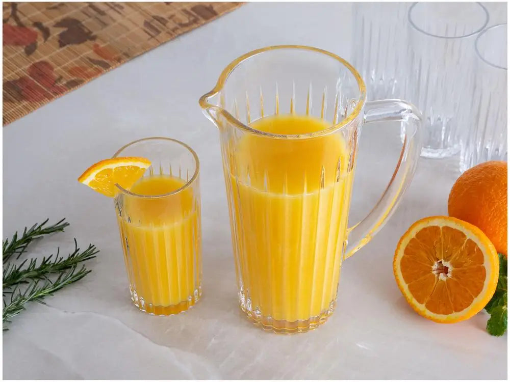 Conjunto 7 Peças Haus Concept Filetto – Jogo de Copos de Vidro Elegante e Resistente