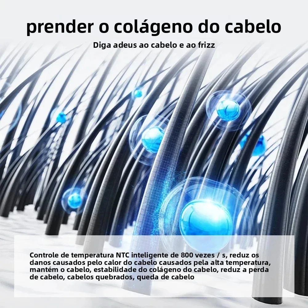 Secador de Cabelo High Speed Sem Hélice com Íons Negativos – Alta Potência, Silencioso e Portátil