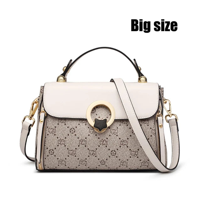 Bolsa Feminina FOXER Luxo Vintage – Transversal e Ombro, Design Premium Elegante, Estilo Clássico Sofisticado