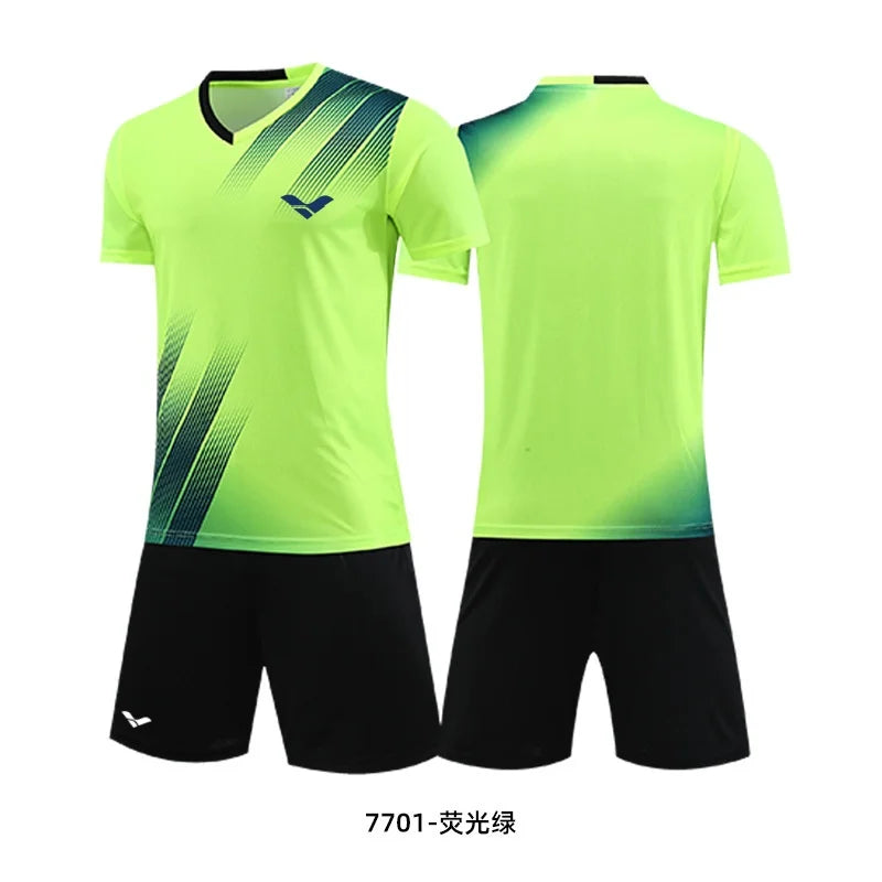 Conjunto Masculino Esportivo Verão – Camiseta Manga Curta + Shorts para Tênis e Treino