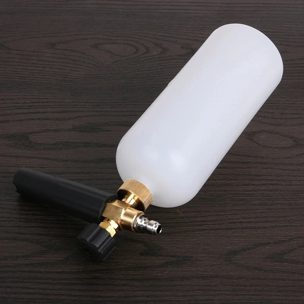 Canhão de Espuma 1L para Lavadora de Alta Pressão – Conector 1/4 Rápido e Regulagem de Espuma