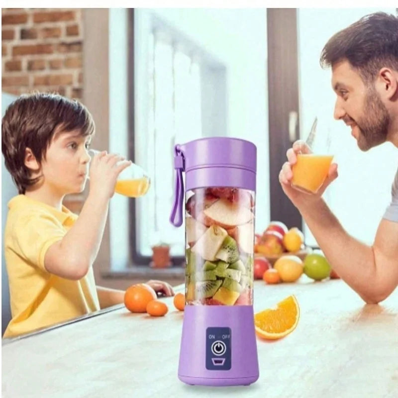 Mini Liquidificador Elétrico Portátil Recarregável – Shake, Sucos e Vitaminas | Copo Mixer USB